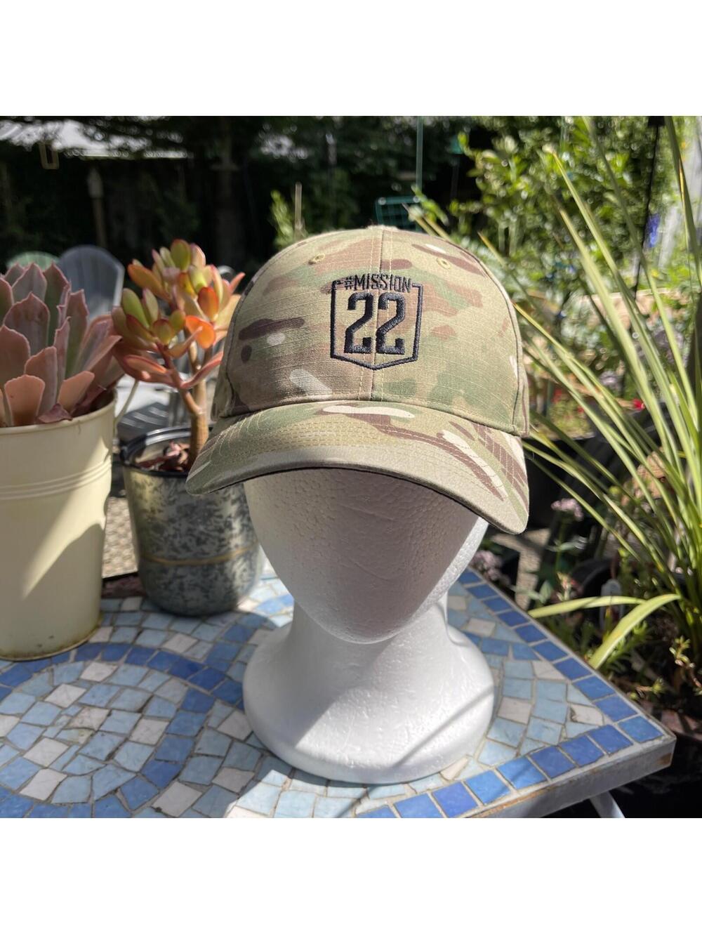 Mission 22 Tactical Camo Multi Cam Baseball Cap Adjustable